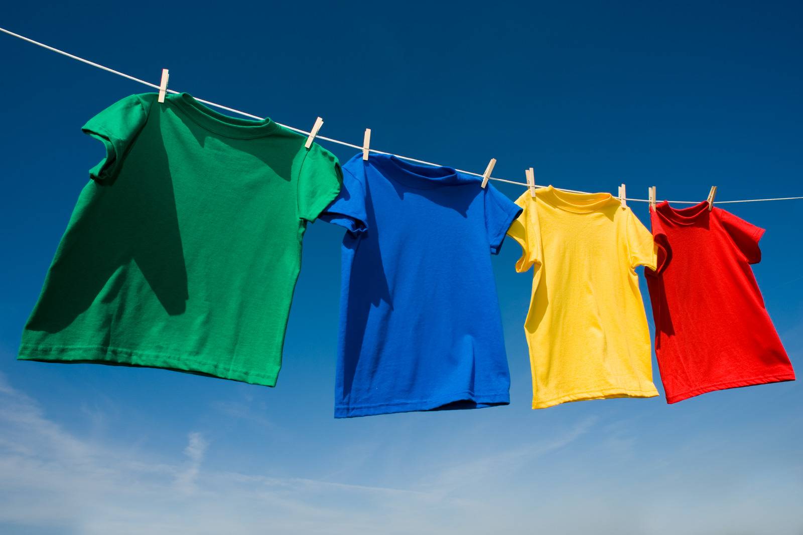 clothes on washing line