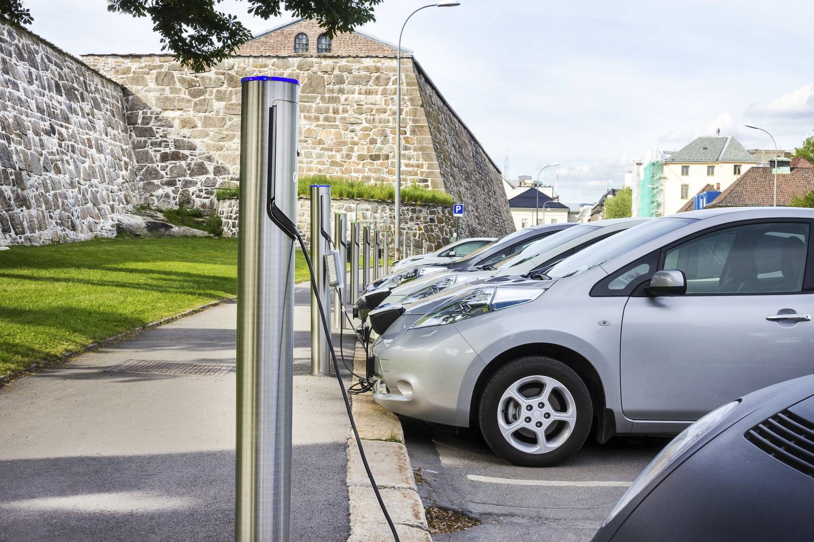 electric car charging station